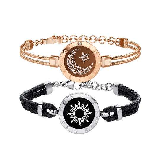 Pulsera Inteligente con Sensor de Sol y Luna para Amantes | Regalo ideal para parejas